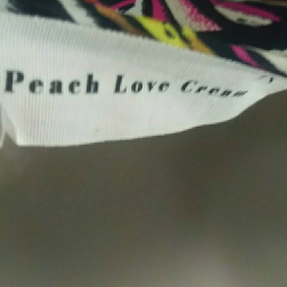 Peach love cream Aztec one shoulder dress - Picture 8 of 8